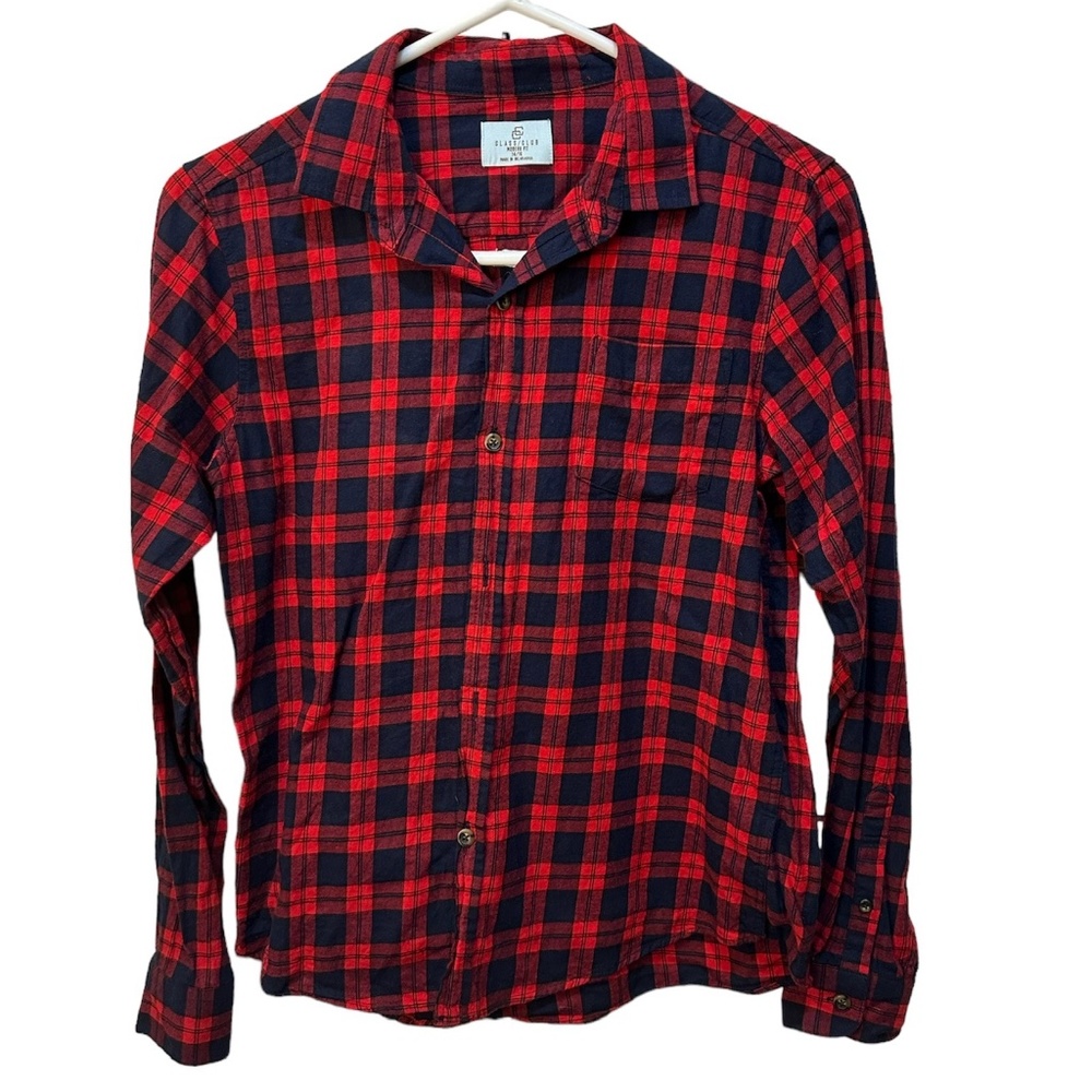 Boys Class Club Plaid Button Down